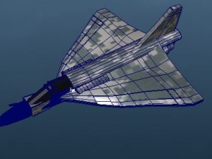 military jet 3D 模型