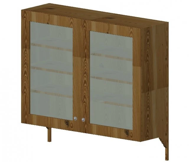 K&uuml;chenoberschrank 3D Modell .c4d .max .obj .3ds .fbx .stl .blend 