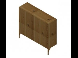 K&uuml;chenoberschrank 3D Modell