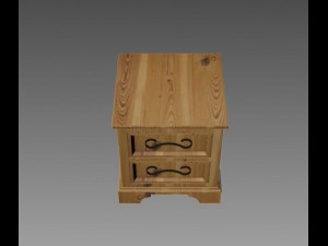 bedside table 3D Модель