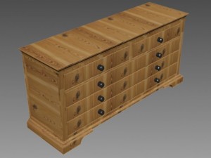 chest of drawers 3D Model