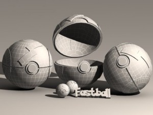pokeball fast ball 3D 모델