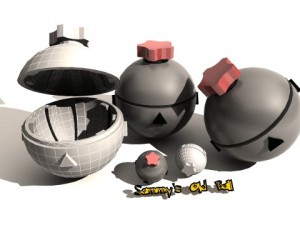 pokeball sammys old ball 3D मॉडल