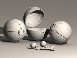 pokeball sports ball Modelo 3D