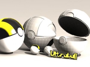 pokeball ultra ball 3D मॉडल