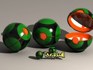 pokeball dusk ball 3D Model