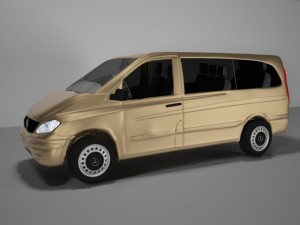 mersedes vito 3D Модель