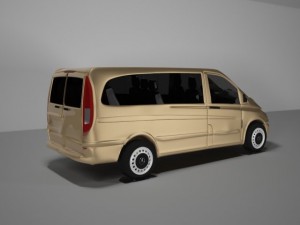 mersedes vito Modello 3D