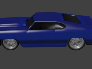 chevelle hot rod 3D Model