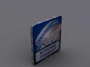 सिगरेट का डिब्बा 3D मॉडल