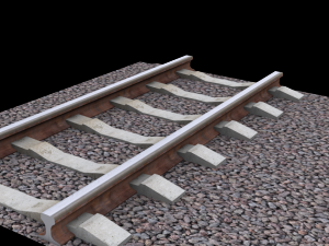 railway 3D Модель
