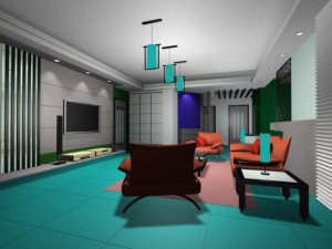 living room 3D Model