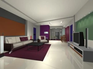 sala de estar Modelo 3D