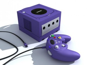 game cube and controller 3D Model