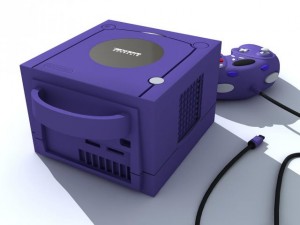game cube and controller 3D Model