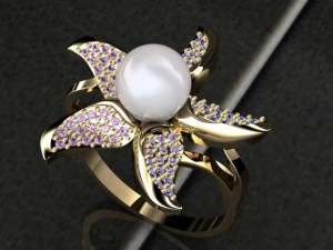 bijoux en bague Modèles 3D en vedette