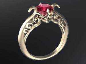ring earrings set Modelo de Impressão 3D