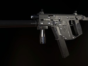 automatic machine kriss vector 3D मॉडल