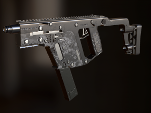 automatic machine kriss vector 3D मॉडल