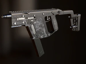 automatic machine kriss vector 3D Model