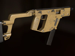 automatic machine kriss vector 3D Model