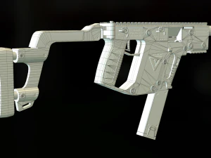 automatic machine kriss vector 3D Model
