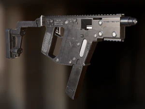 automatic machine kriss vector 3D Model