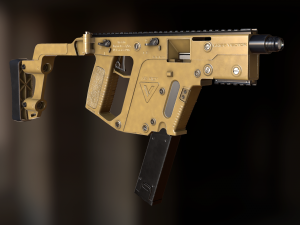 automatic machine kriss vector 3D मॉडल