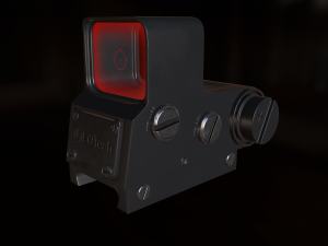 automatic machine kriss vector 3D मॉडल