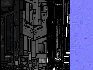 automatic machine kriss vector 3D Model