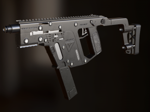 automatic machine kriss vector 3D मॉडल