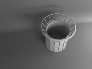 trash bin Modelo 3D