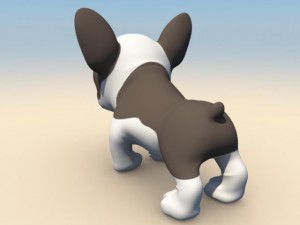 puppy with morphs 3D मॉडल