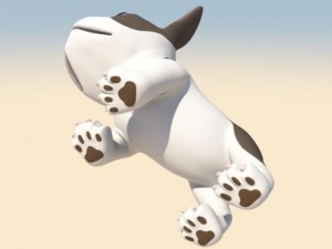puppy with morphs 3D मॉडल