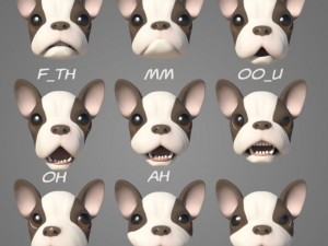 puppy with morphs 3D मॉडल