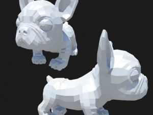 puppy with morphs 3D मॉडल