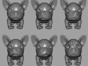 szczeniak z przemianami Model 3D