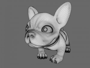 szczeniak z przemianami Model 3D