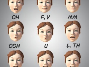 girl with morphs 3D Модель