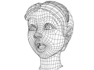 girl with morphs 3D Model