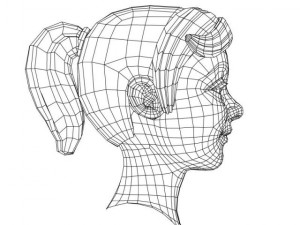 girl with morphs 3D Модель