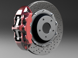 nissan gtr 2008 wheel Modelo 3D