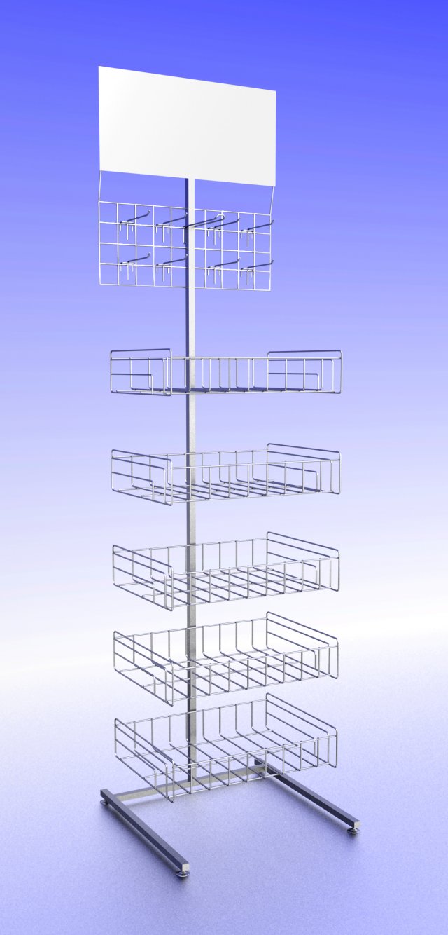stand 3D Model .c4d .max .obj .3ds .fbx .stl .blend 
