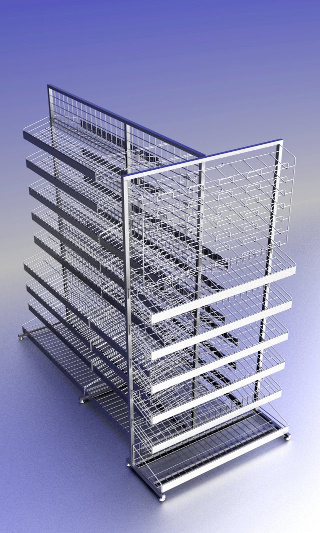 stand 3D 모델 .c4d .max .obj .3ds .fbx .stl .blend 
