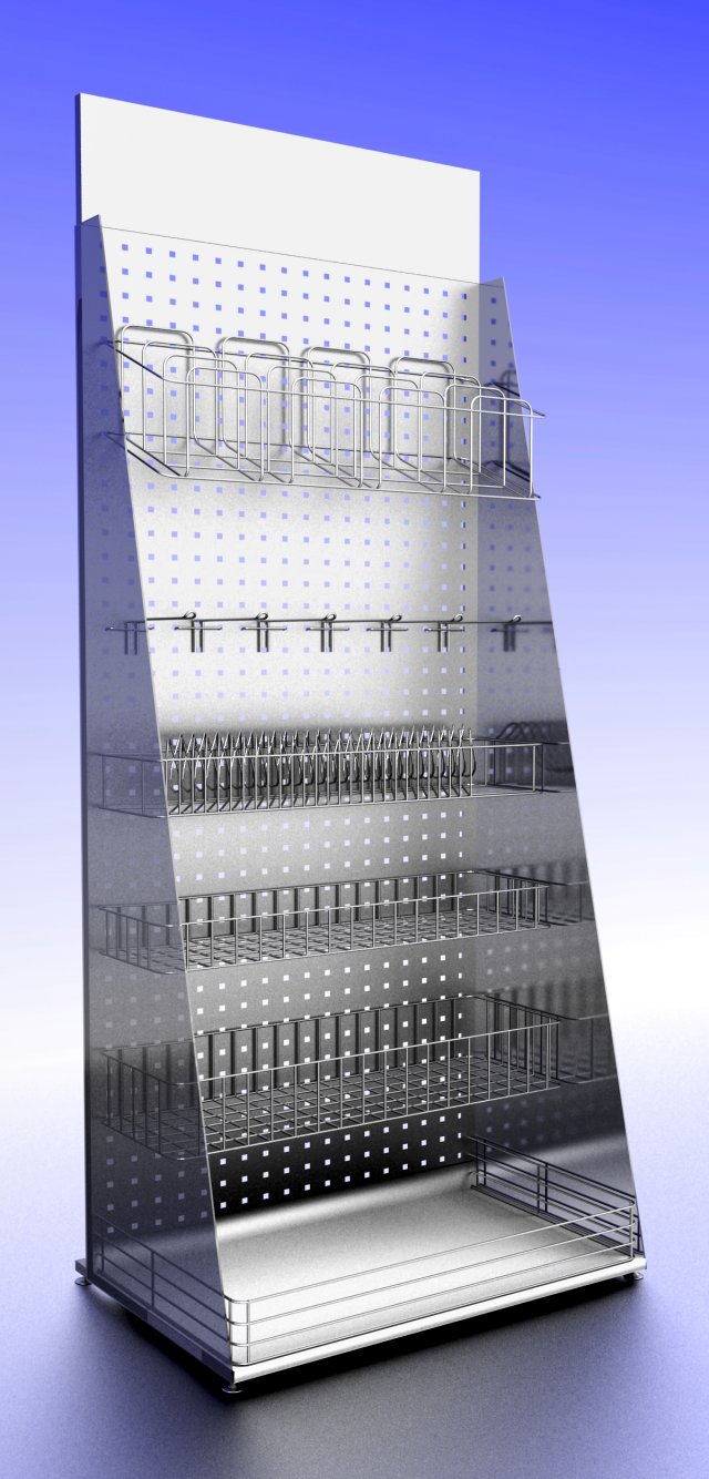 stand 3D 모델 .c4d .max .obj .3ds .fbx .stl .blend 