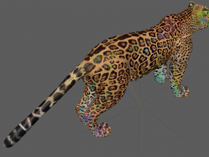 Jaguar Rigged 3D Модель