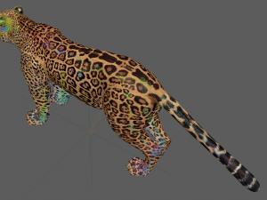 Jaguar Rigged 3D Модель