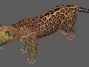 Jaguar Rigged 3D Модель