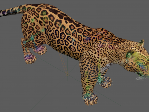 Jaguar Rigged 3D Модель