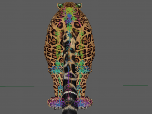 Jaguar Rigged 3D Модель